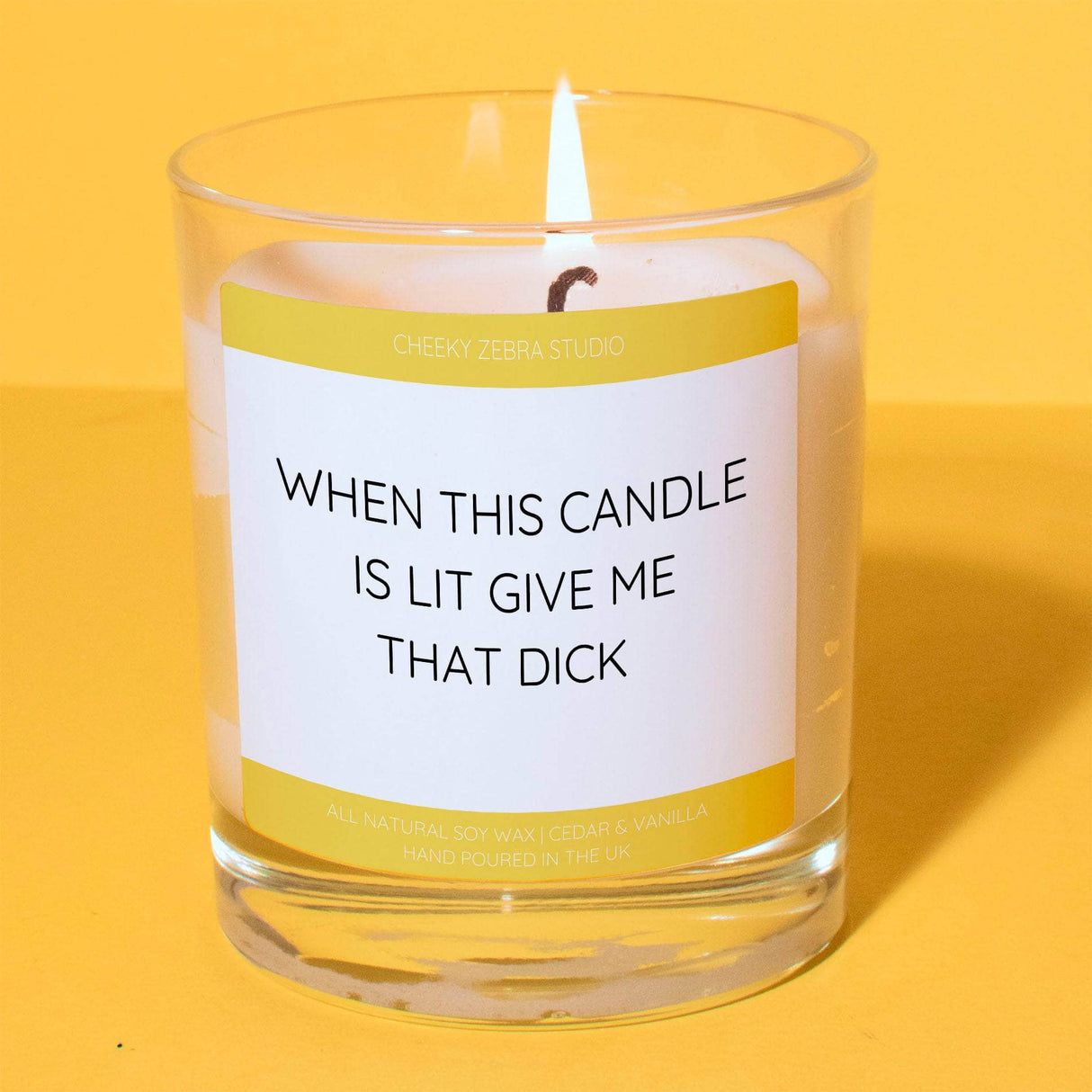 a candle that is sitting on a table