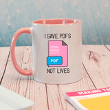 Saving pdfs