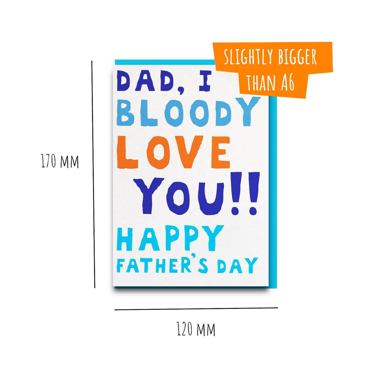 Sweet happy father's day card