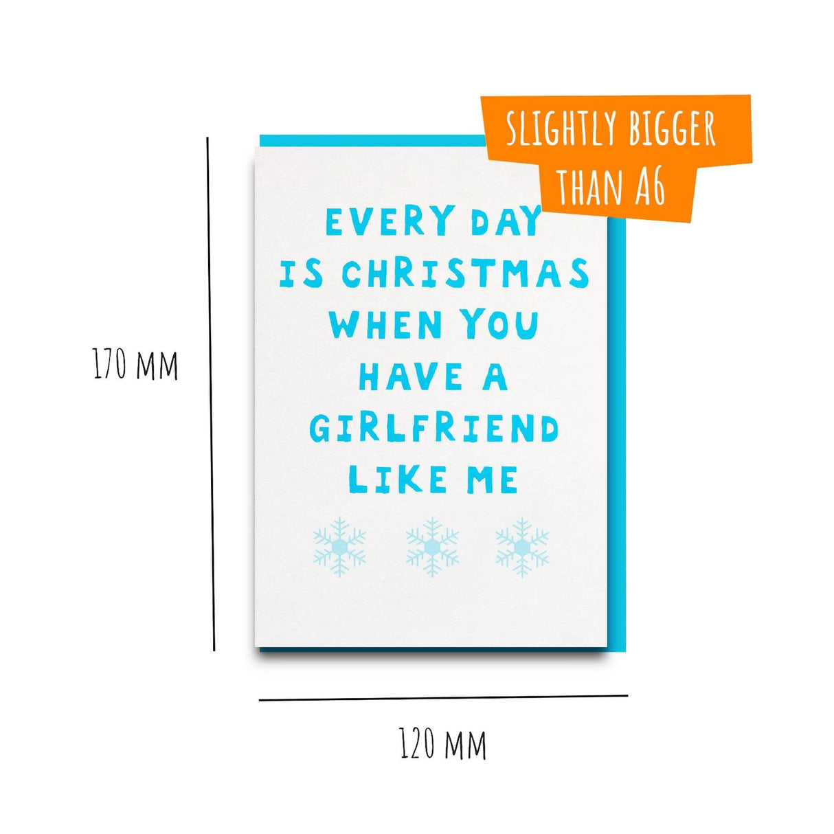 girlfriend christmas card funny