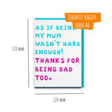 fathers day card for mum