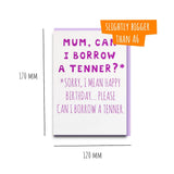 mum birthday card funny 