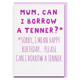 funny mum birthday card