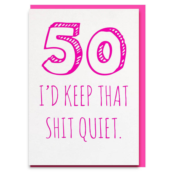 Funny 50th birthday cards – Cheeky Zebra