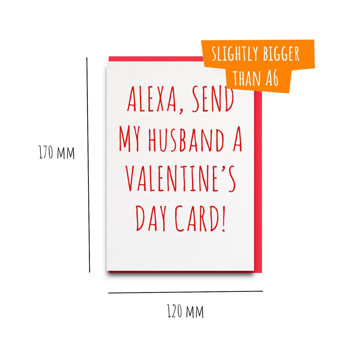 Funny husband valentines day card - alexa send my husband a valentines day card