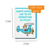 co parent fathers' day card