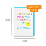 personalised fathers day card from the kids funny and sweet