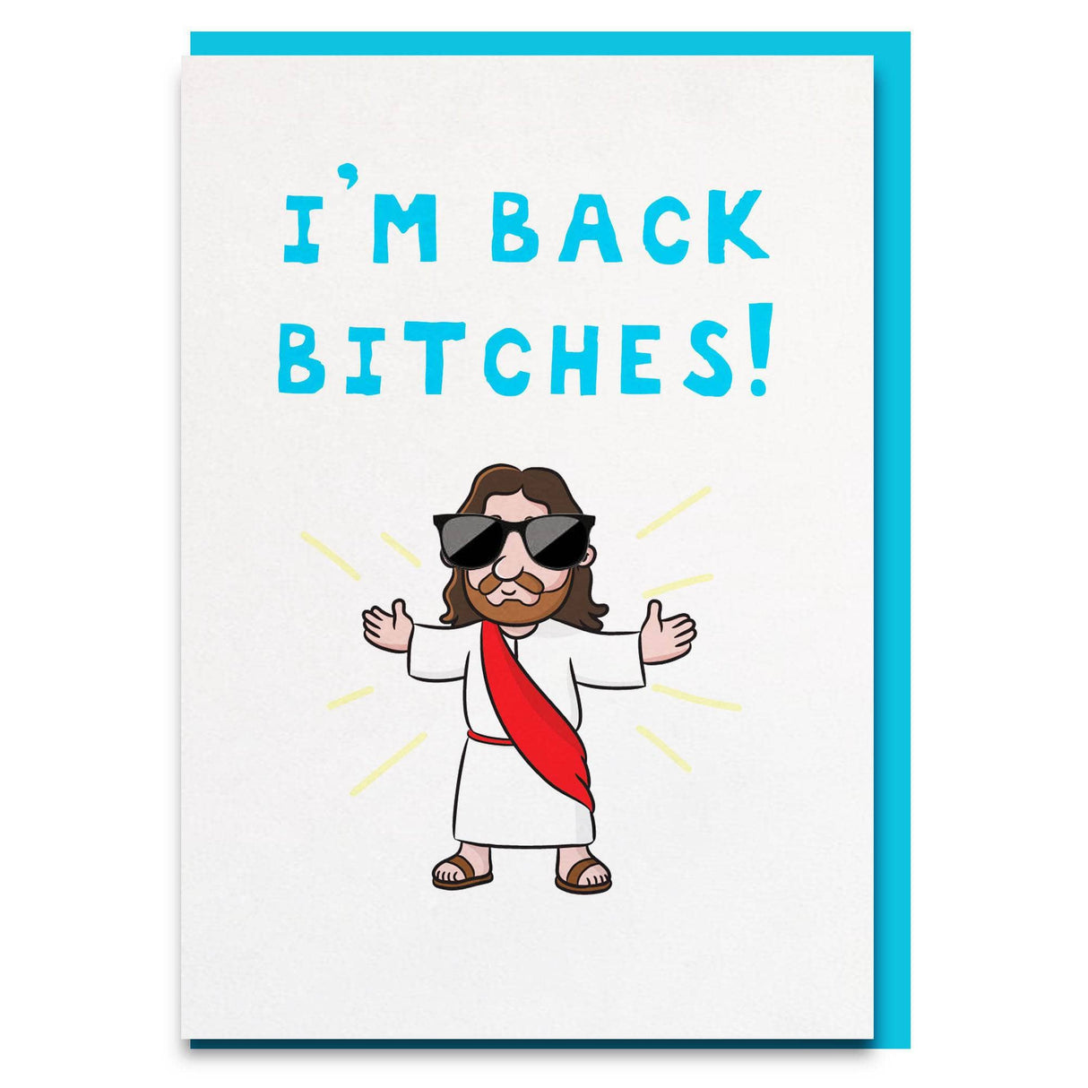 funny jesus im back easter card