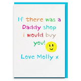 personalised fathers day card from the kids funny and sweet