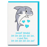 baby shark father's day card