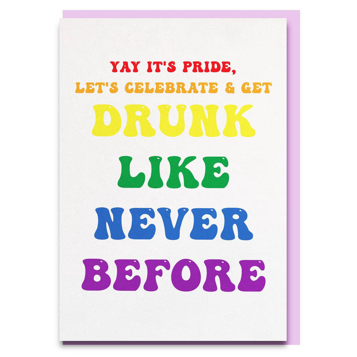 Sweet and funny pride card.