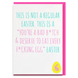 Funny easter card