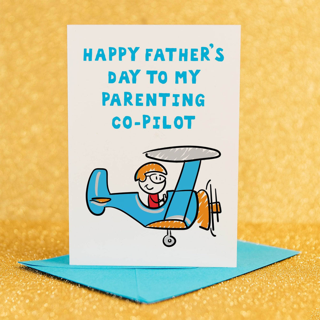 co parent fathers' day card