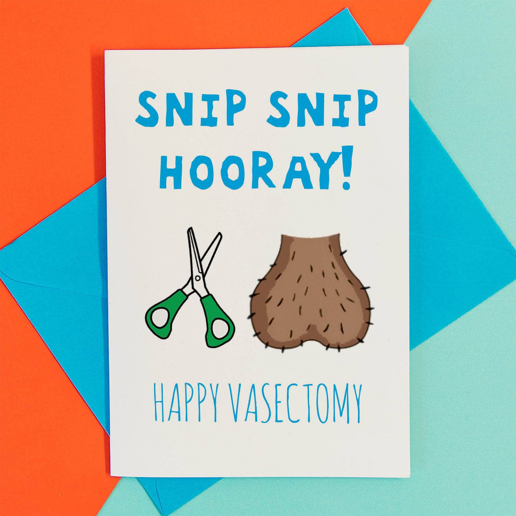 Funny Vasectomy Cards Cheeky Zebra