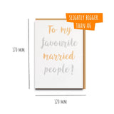 Married people!