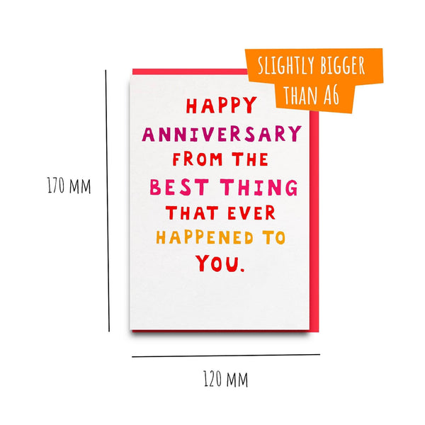 Funny Anniversary Cards – Cheeky Zebra