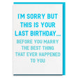 finace birthday card