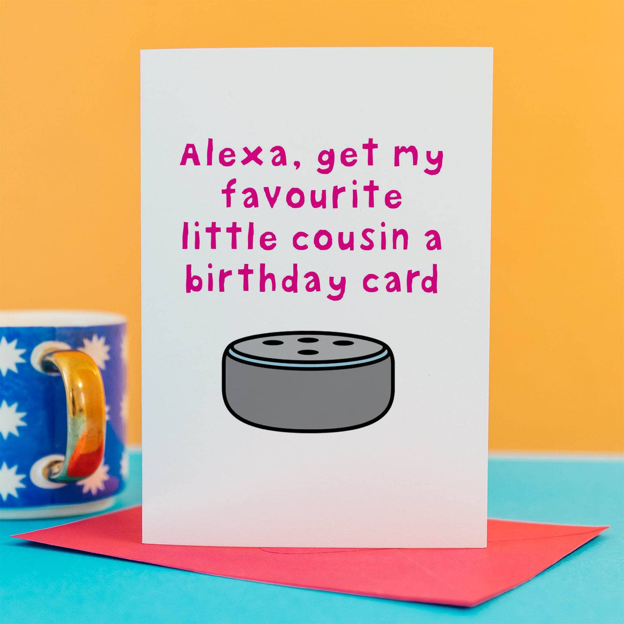 Funny and sweet little cousin birthday card!