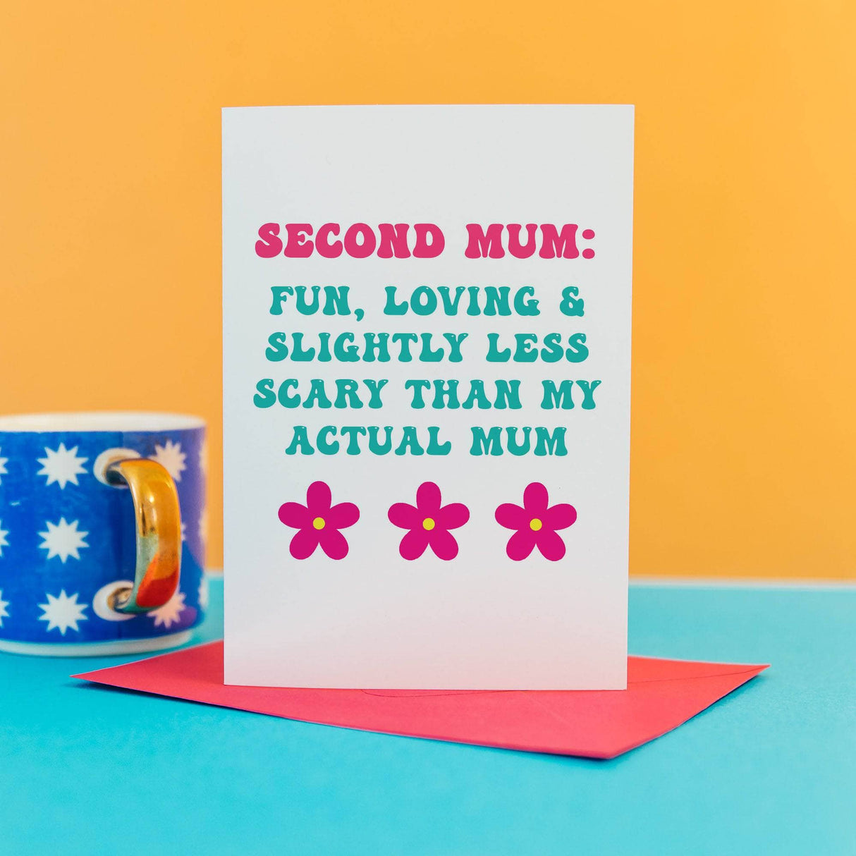 second mum mothers day card