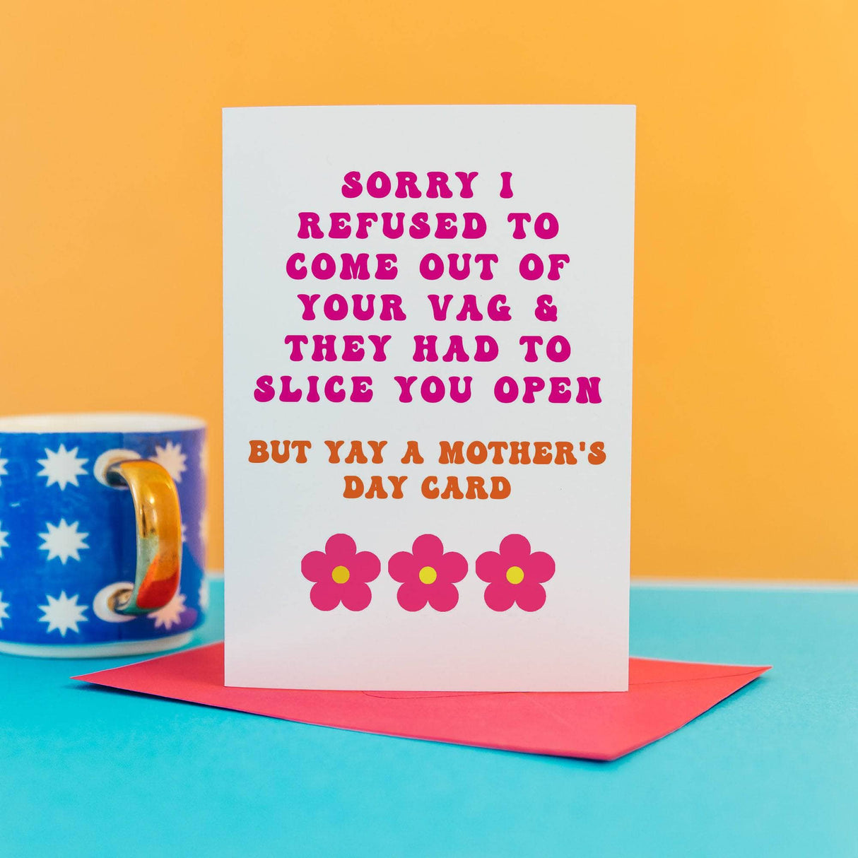 rude mother's day card