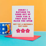 rude mother's day card